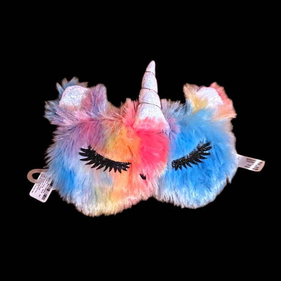 Colorful Unicorn Sleep Mask and Scrunchie Set - Picture 4 of 4